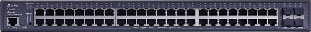 Switch i Menaxhueshëm TP-Link JetStream, 48 Porta Gigabit dhe 4 Porta 10GE SFP+ me PoE+