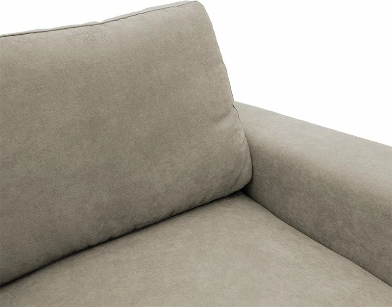 Kënd divan-krevat Belle, këndi majtë, bezhë, 236x164x88cm