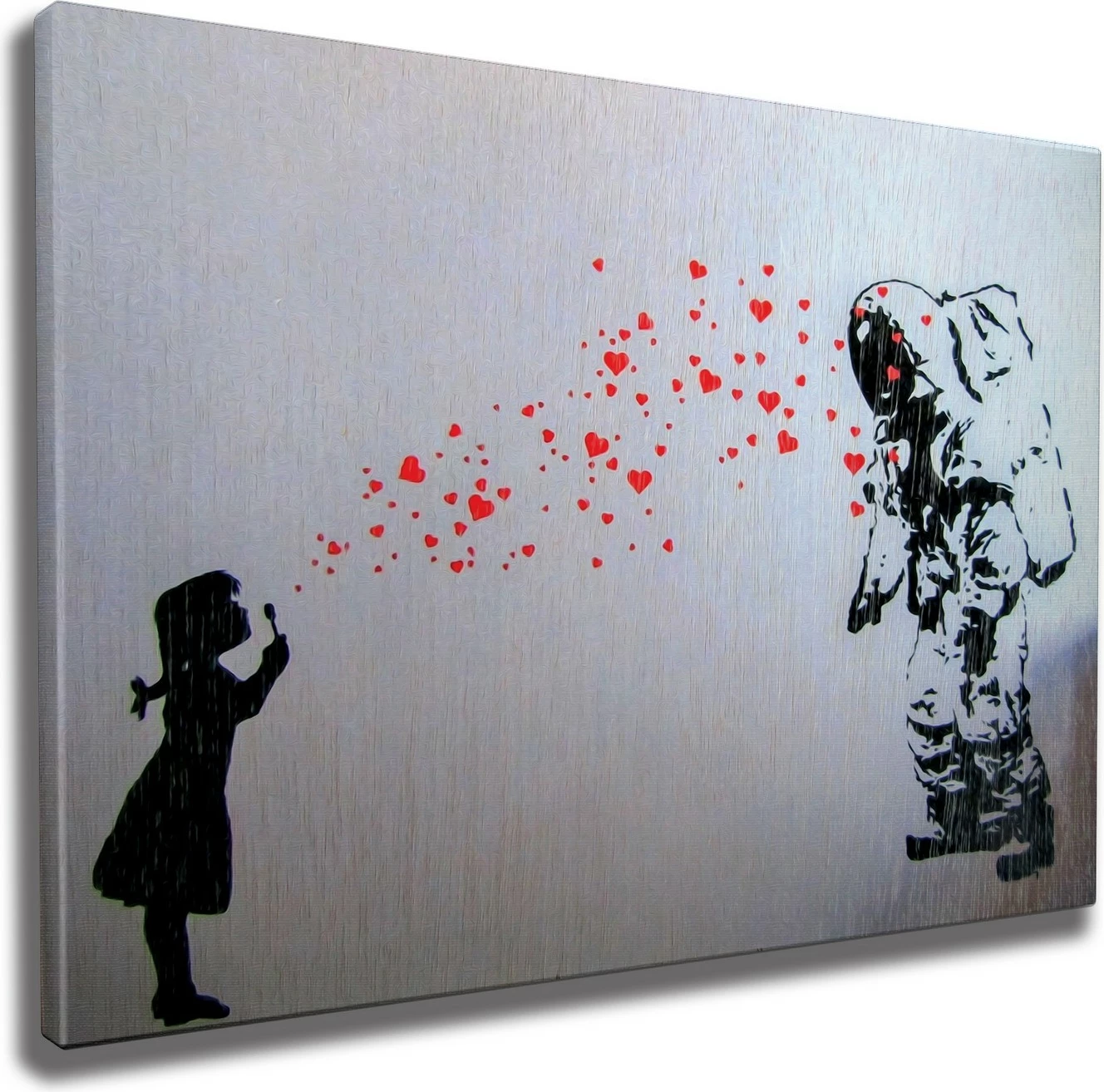 Pikturë dekorative në kanavacë, Banksy, shumëngjyrëshe, WY05, 50x70cm