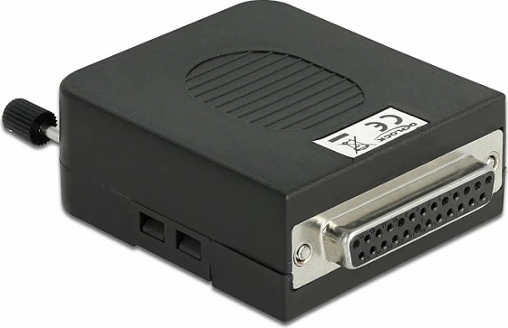 Adapter terminal bllok DeLOCK 66267, DB25 paralel në 26-pin, AWG 26-18, i zi