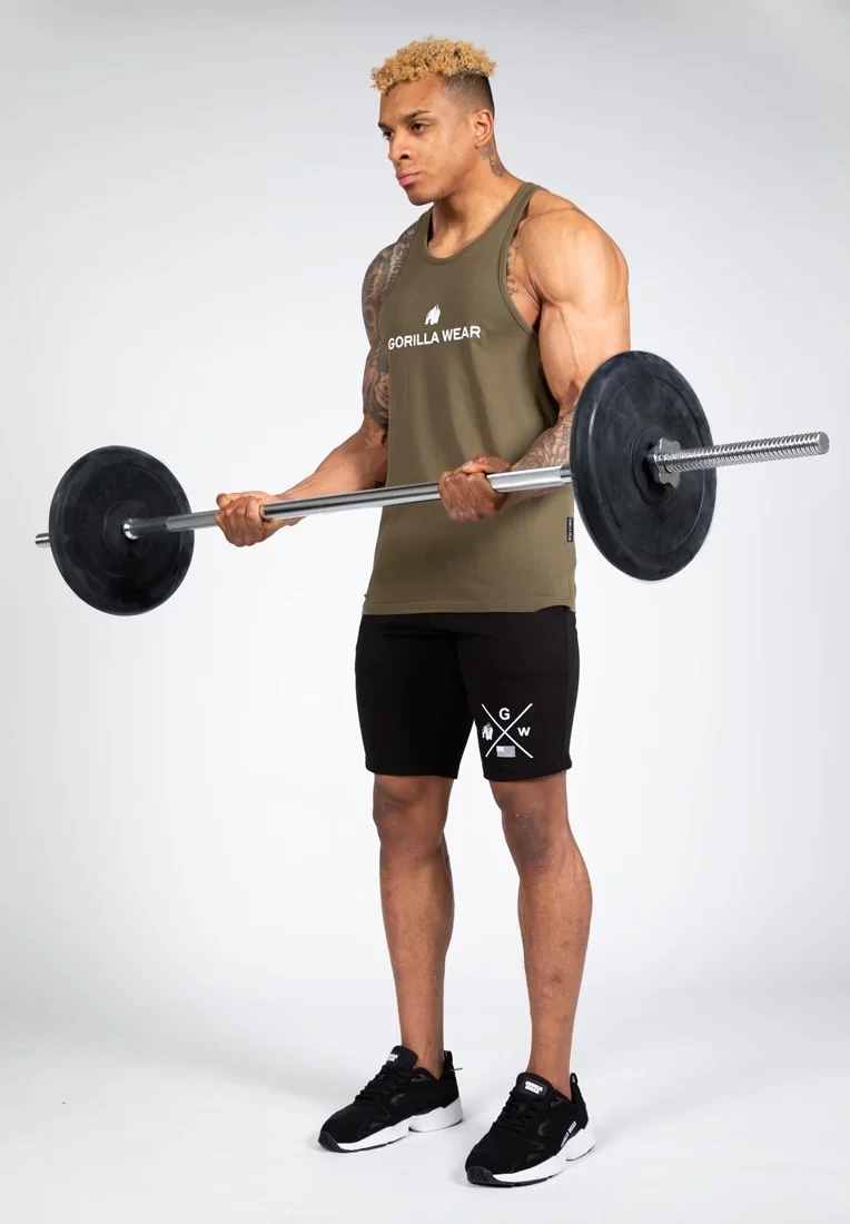 Carter Stretch Tank Top - Army Green [Madhësia: 2XL]