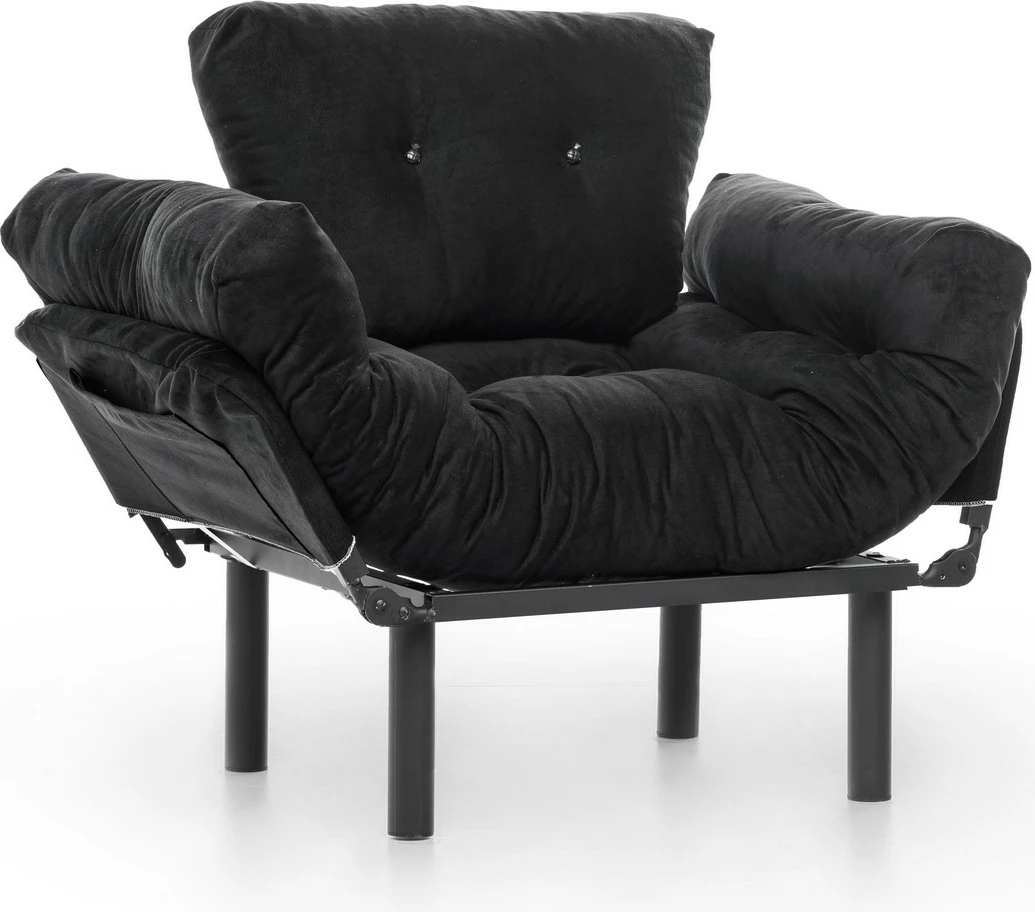 Karrige Wing Nitta, e zezë, Atelier del Sofa