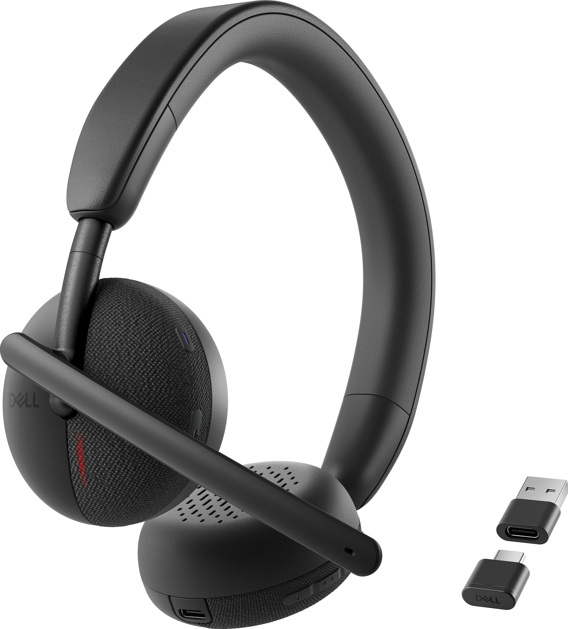 Kufje me mikrofon Dell WL3024, Bluetooth 5.3, On-Ear, USB-C, 41 orë bateri, e zezë
