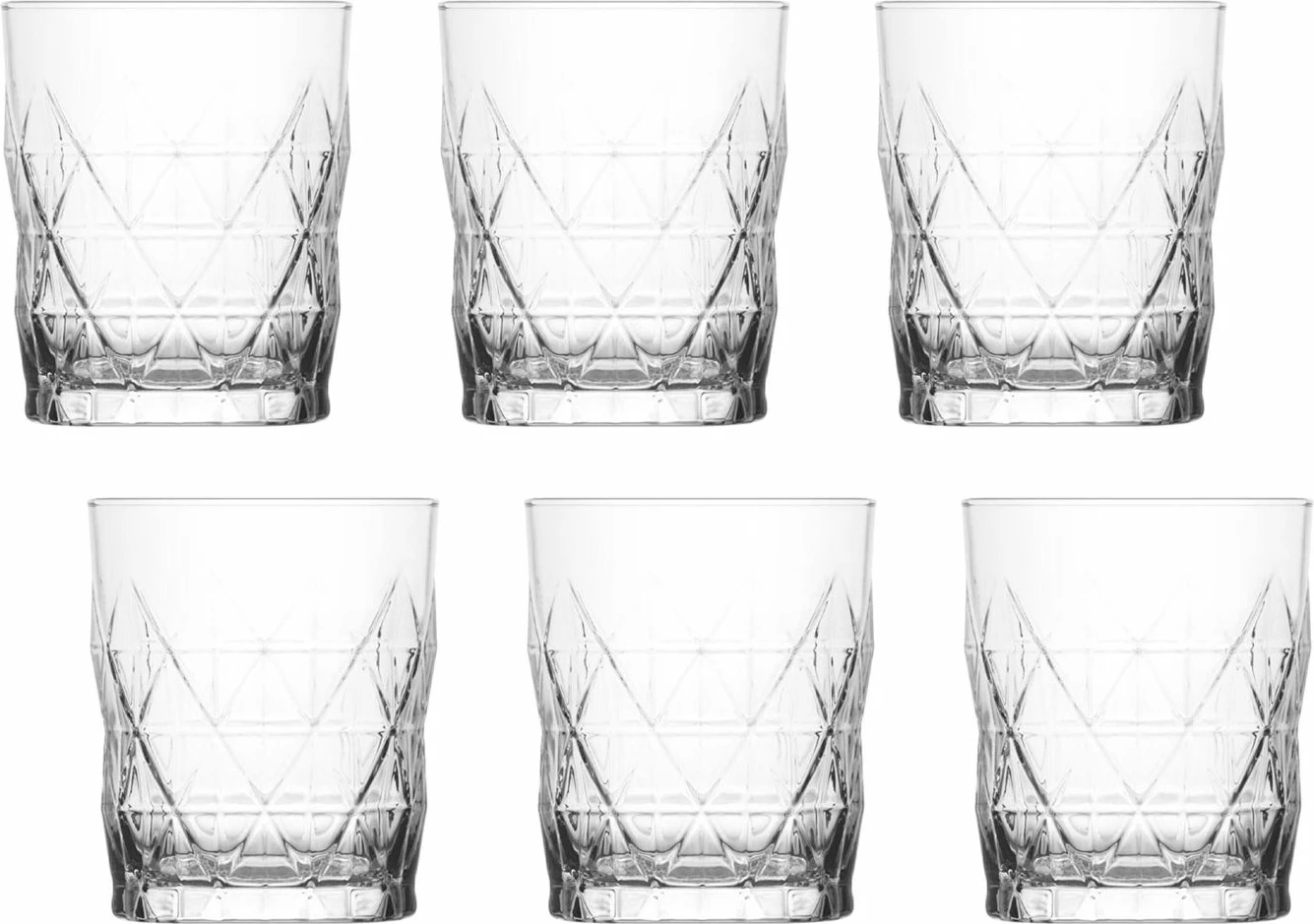 Set gotash prej qelqi (6 copë), Hermia Concept, LV-KEO366F