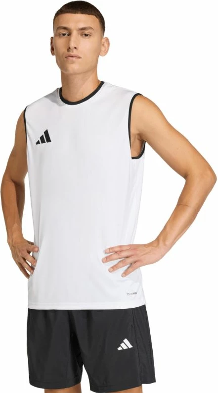 Fanellë pa mëngë për meshkuj adidas Entrada 26 KB3928, e bardhë