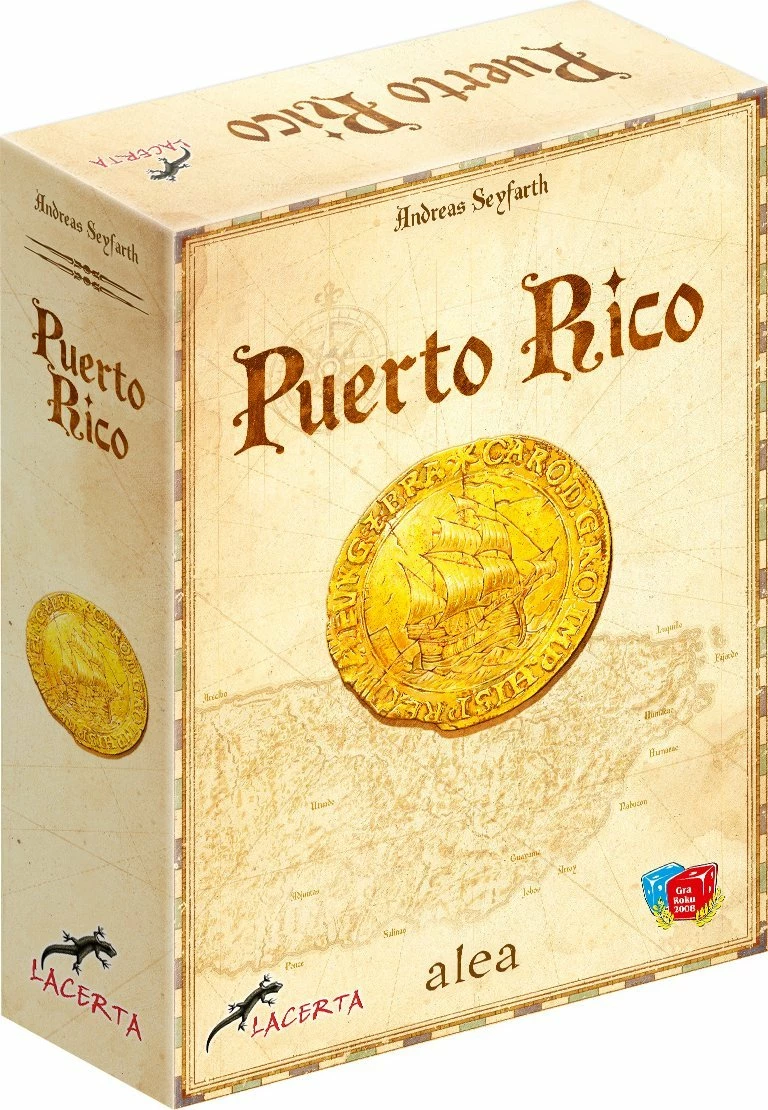 Lojë tavoline Lacerta Puerto Rico New Edition, 2-5 lojtarë, 150 min, 12+, version polonisht, me zgjerime