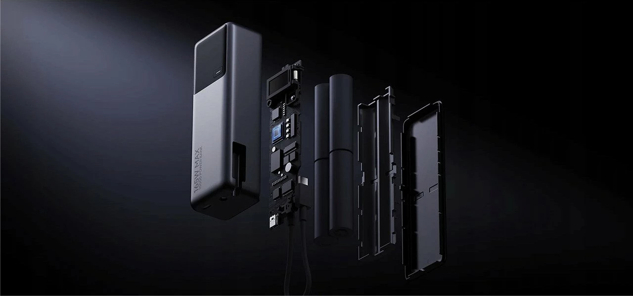 Powerbank Xiaomi Mi Power Bank GL 10000mAh 165W, gri