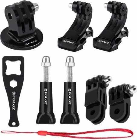 Set aksesorësh për kamera sportive Puluz PKT11, 20 pjesë, universal