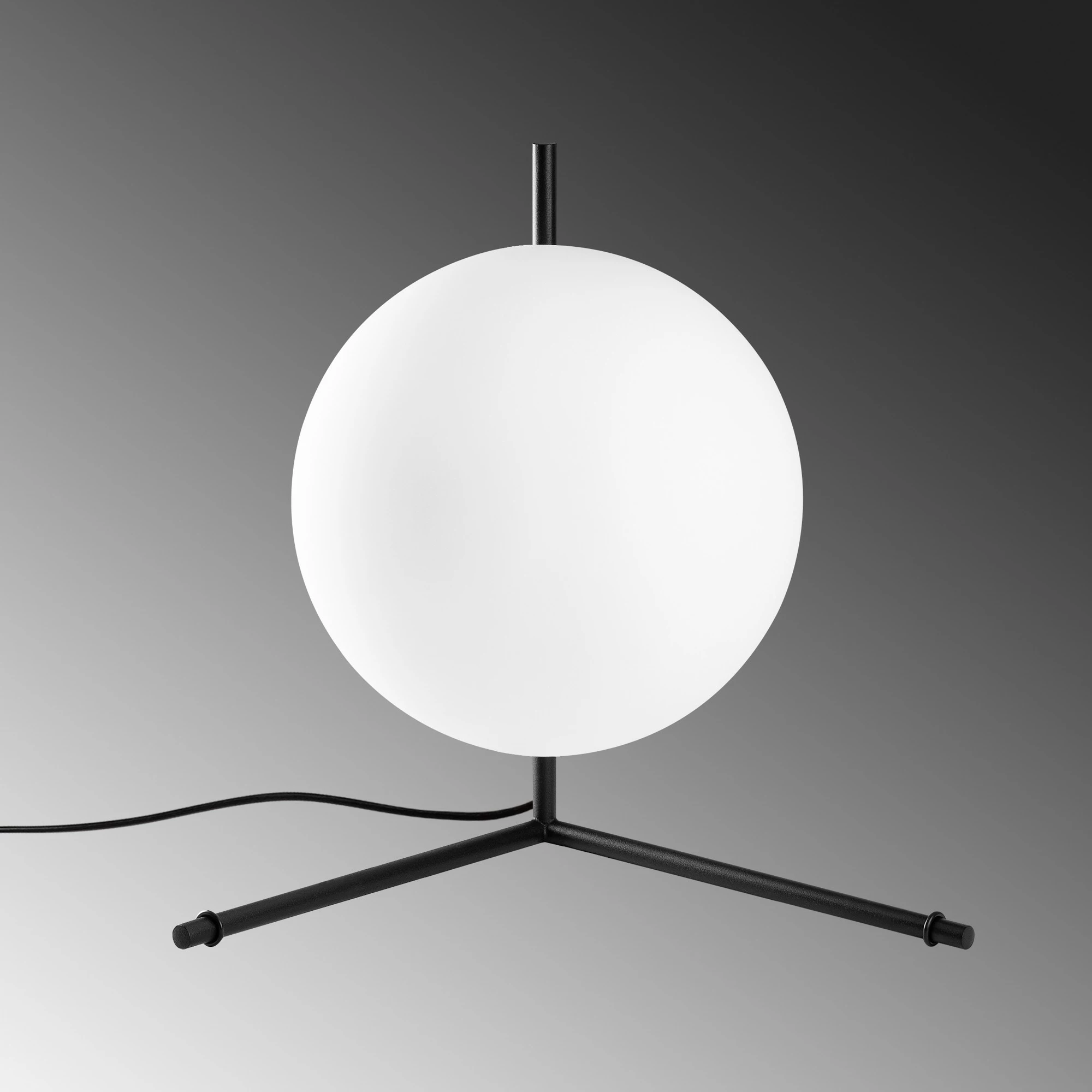 Llambë tavoline Opviq, Luminar - 14170, ngjyrë e zezë