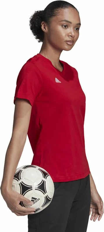 Maicë adidas për femra, e kuqe