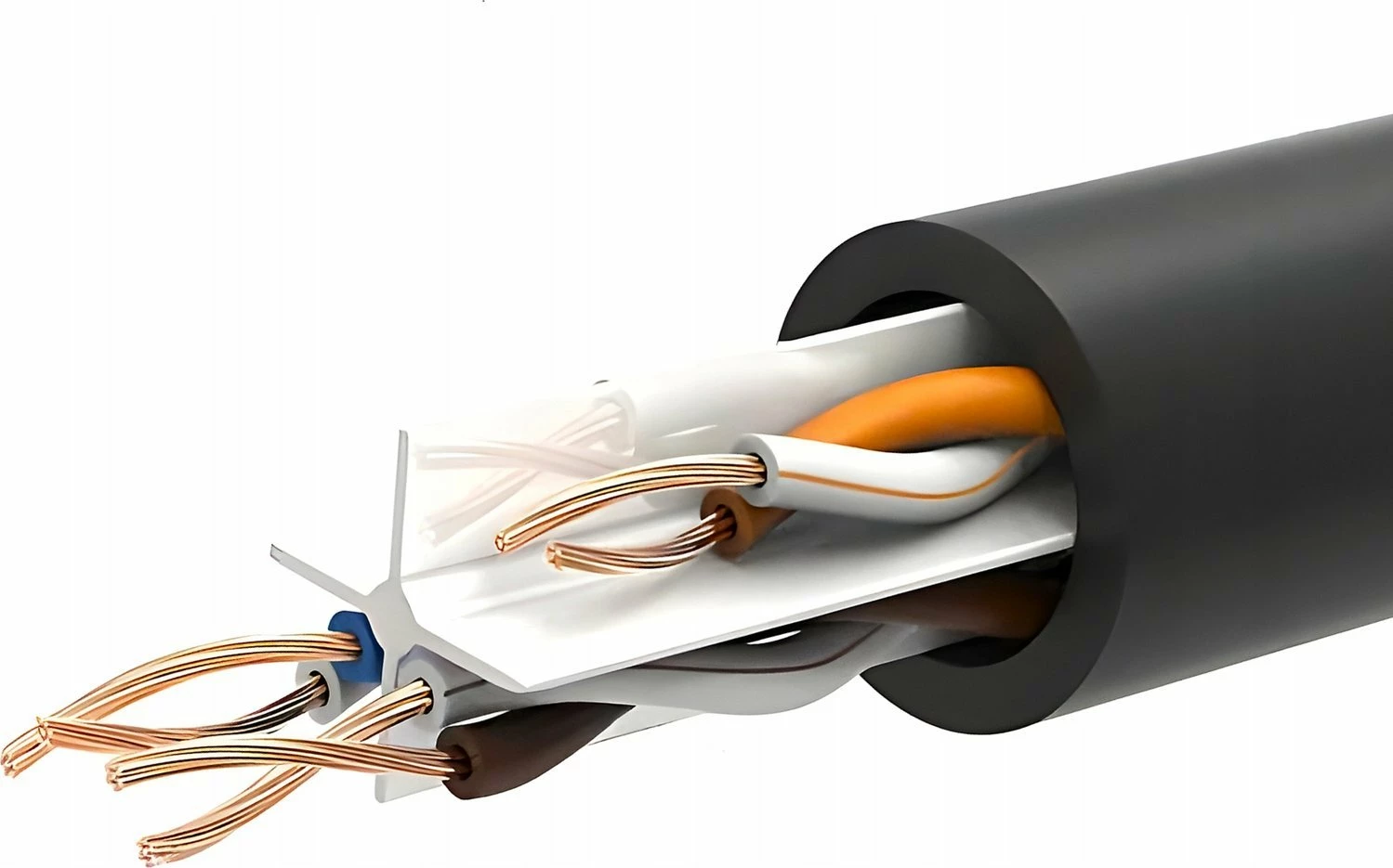 Kabl UTP Cat6 Montis MT115-15 15m, zi
