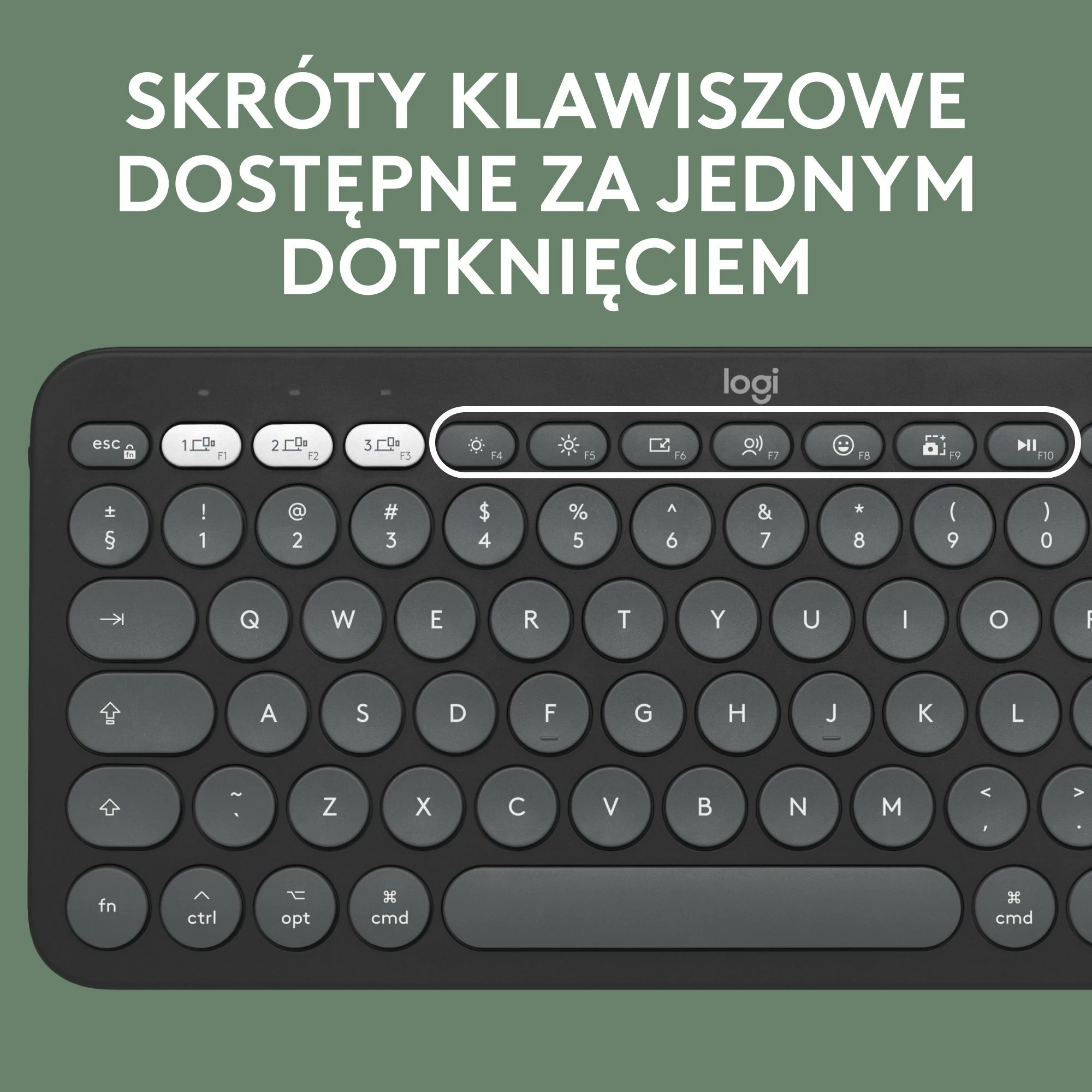 Set tastierë + Maus Logitech Pebble 2 Combo për Mac 920-012244, Bluetooth/Logi Bolt, US INTL, i zi