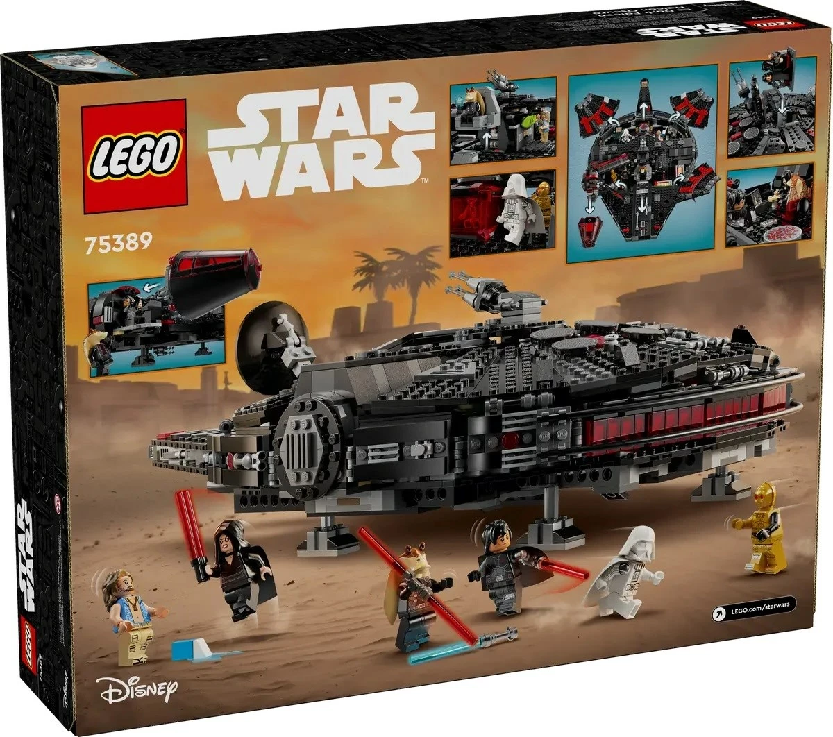 Set LEGO Star Wars 75389 The Dark Falcon, 6 minifigura