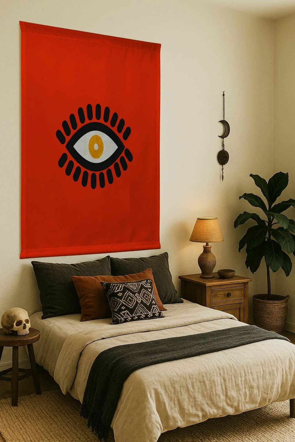 Pikturë dekorative prej poliestëri Wallity, Polybaby 44, shumëngjyrëshe, 145x200cm