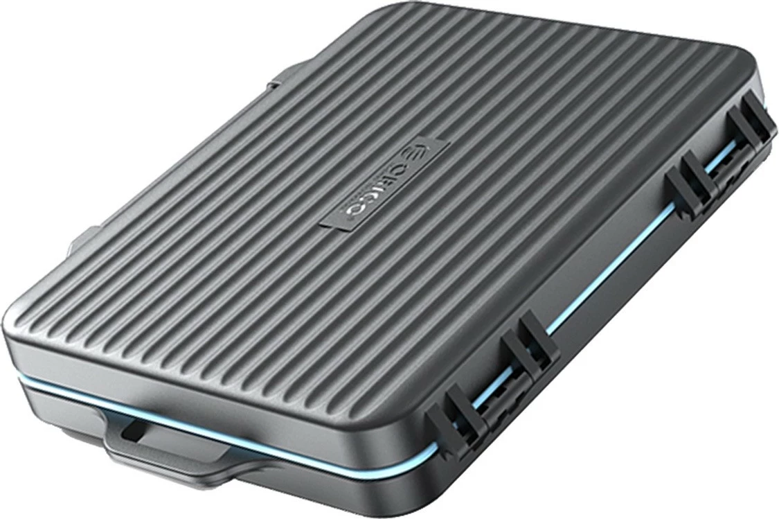 Mbështjellës Orico për 4 CF dhe 8 SD, ngjyrë e zezë