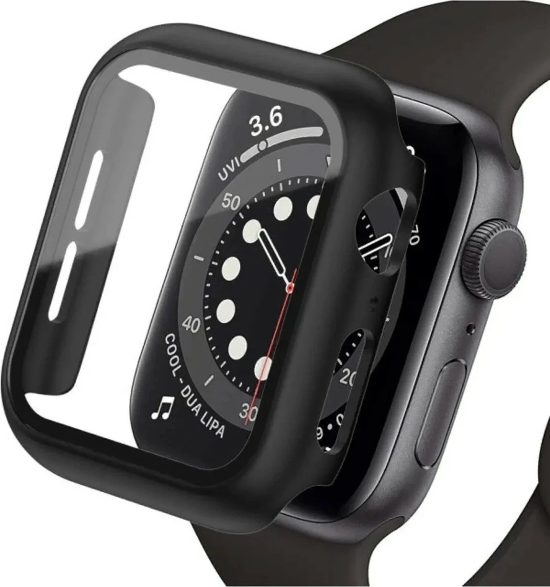 Mbulesë mbrojtëse për Apple Watch Mimtec, e zezë