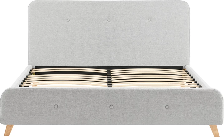 Krevat dopio Restel, ngjyrë gri, 160x200cm