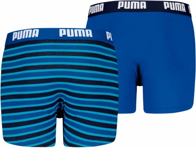 Të brendshme djem Puma Everyday Striped 938970 04, set 2 copë, kaltër dhe zi [Madhësia: 152 cm]