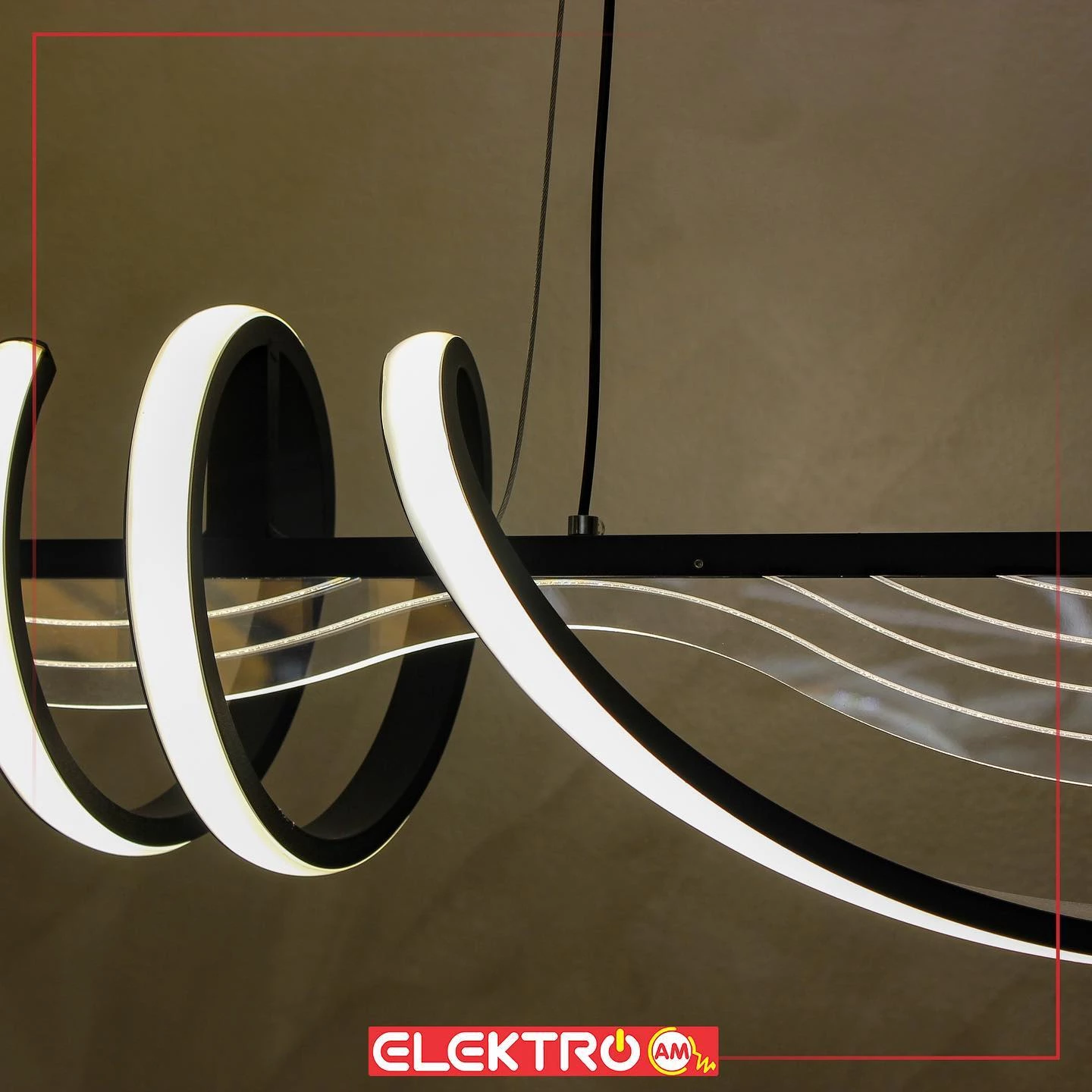 Abazhur LED linear 8130/1 BK