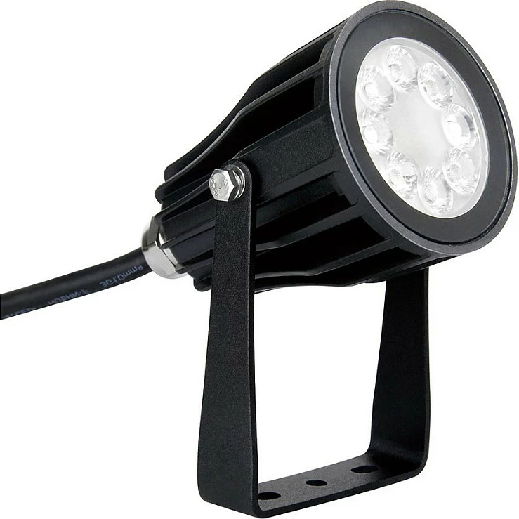 Lampë kopshti LED Synergy21 FUTC04ZR, 6W, RGB-CCT, IP66, Zigbee+ WiFi, e zezë