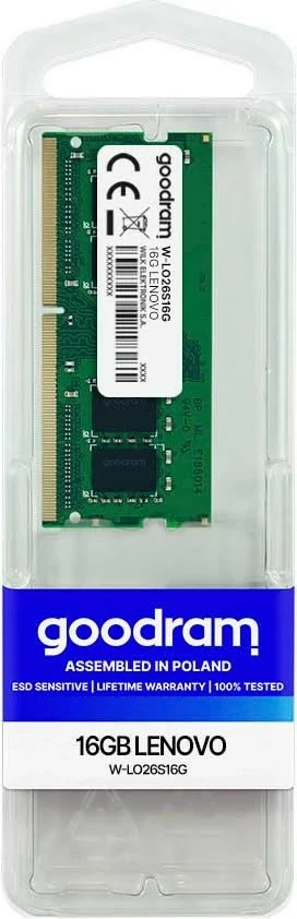 RAM Memorje Goodram W-LO26S16G, 16 GB, DDR4, 2666 MHz, Zi