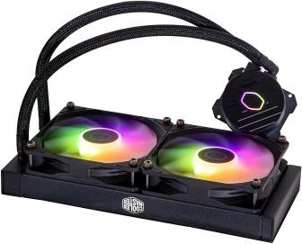 Ftohës CPU me ujë, Cooler Master MasterLiquid Lite 240L Core ARGB MLW-D24M-A18PZ-R1, radiator 240mm, 2x120mm ARGB, 27 dB, 800 rpm, i zi