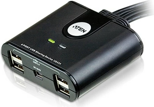 Switch USB ATEN US424, 4 porta, i zi