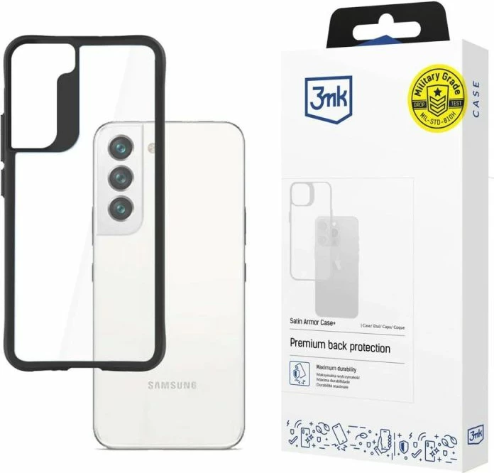 Mbrojtëse telefoni 3mk Protection SatinArmor+ për Samsung S22, transparente