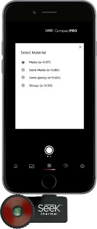 Kamerë termike Seek Thermal Pro FF për iOS, 320x240, 9 paleta, Lightning