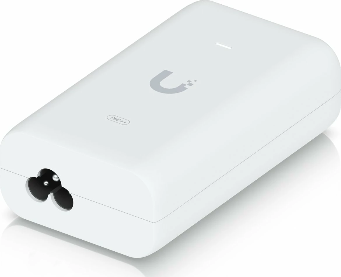 Adapter PoE++ Ubiquiti U-PoE++ 60W 48V Gigabit, i bardhë