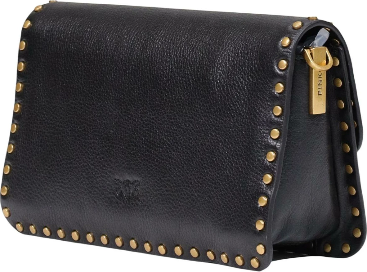 Çantë krahu Pinko Love One Slouchy MN Studs SMA 107665, për femra, e zezë