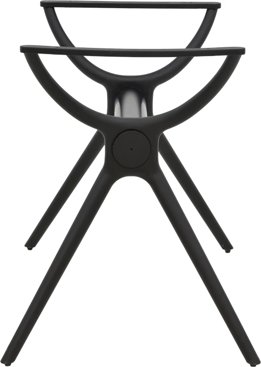 Bazë tavoline Herno, ngjyrë e zezë, 106x61x73cm