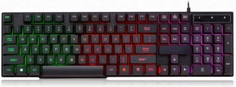 Tastierë Art AK-49 me ndriçim RGB, USB me kabllo, US layout, me numpad, e zezë