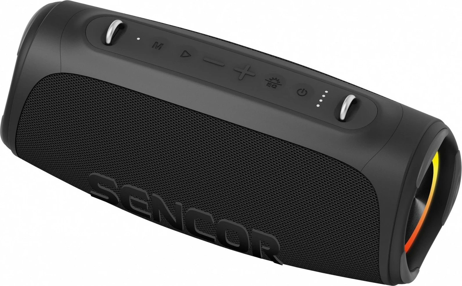 Altoparlant Bluetooth portativ, Sencor Resonex MIDI, 80W, IPX7, TWS, deri 12 orë, LED, i zi