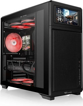 Kasë Thermaltake TR300 TG, Midi Tower, Tempered Glass, e zezë