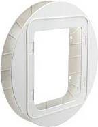 Adapter montimi për derë mace SureFeed, element tuneli 380 x 380 mm, i bardhë