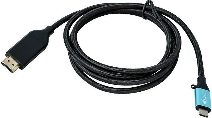 Kabllo adapter USB-C në HDMI i-tec 2m, 4K/60Hz, e zezë
