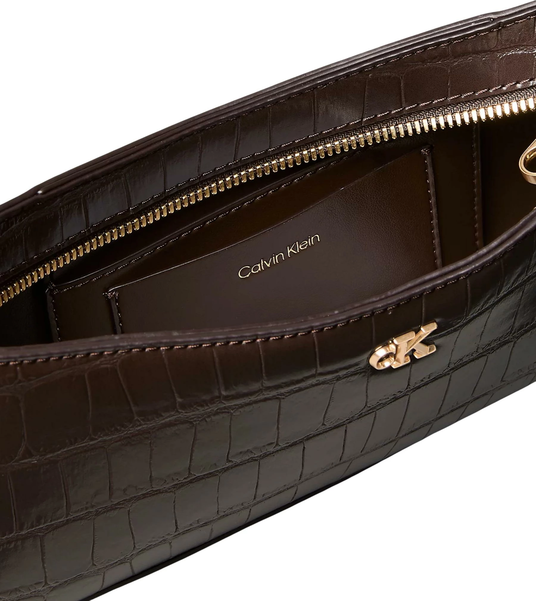 Çantë krahu për femra Calvin Klein LV04F3906G, kafe e errët