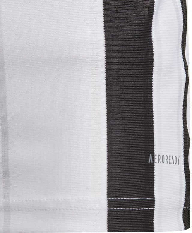 Fanellë futbolli për fëmijë adidas, e bardhë dhe e zezë