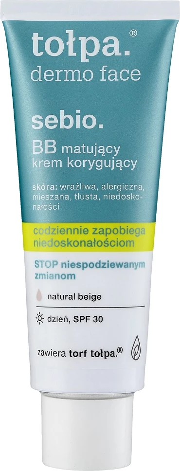 Krem fytyre matifikues dhe korrektues Tołpa Dermo Face Sebio SPF30 për femra 40ml