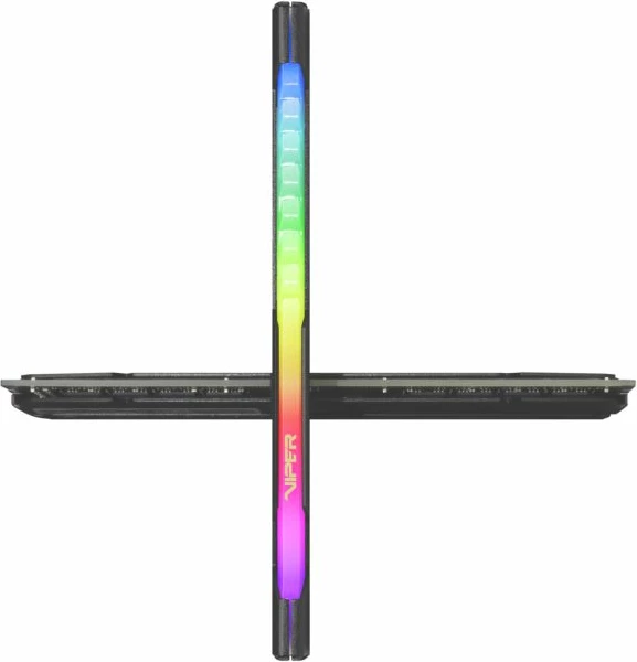 RAM Memorje Patriot Viper Steel RGB PVSR432G320C8K 32GB (2x16GB) DDR4-3200 CL18, e zezë, kit 2 copë