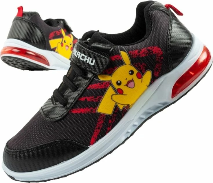 Atlete fëmijësh Leomil Pokemon, të zeza me LED
