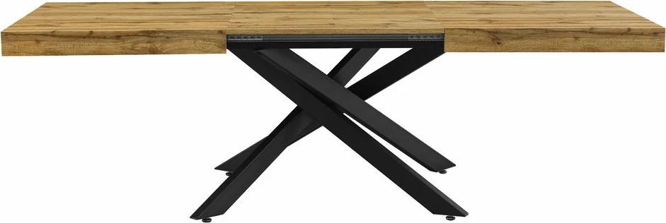 Tavolinë zgjatëse Kimono, ngjyrë natyrale, 160x90x75