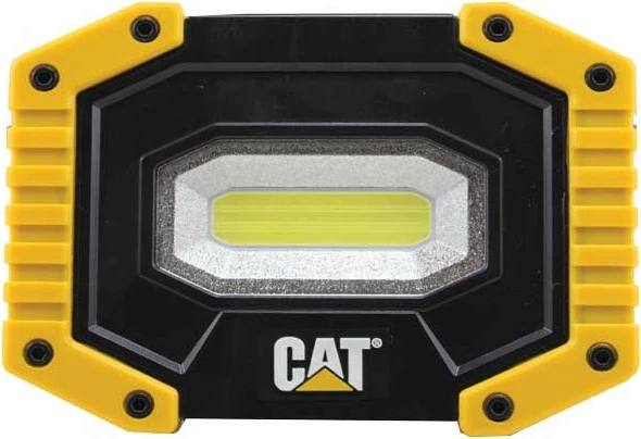 Reflektor LED portativ CAT CT3545 500 lm, rikarikues me USB, verdhë/zi