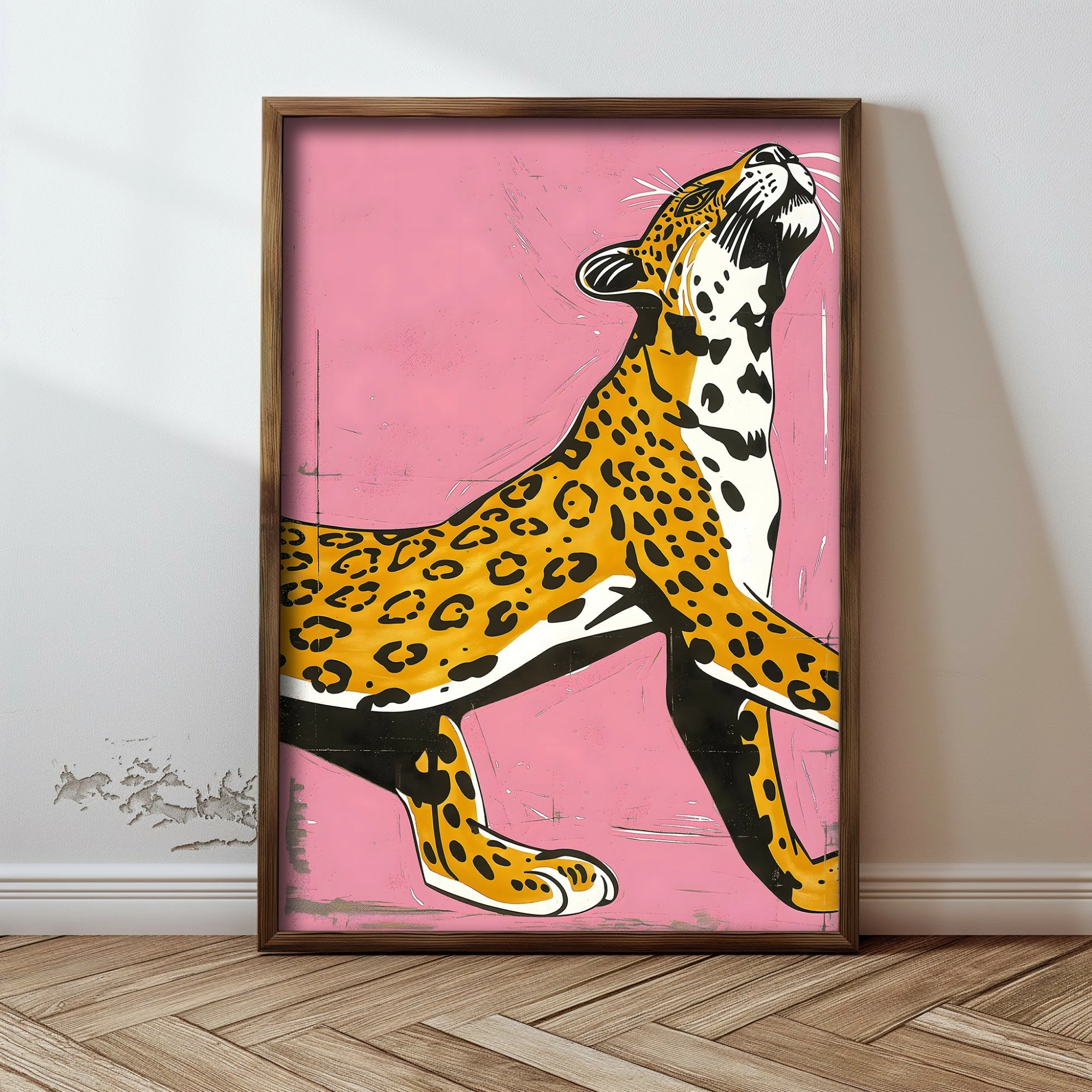 Pikturë dekorative me kornizë MDF, shumëngjyrëshe, Wallity, GE140-L