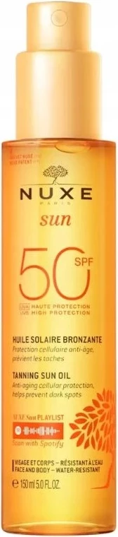 Vaj për rrezitje Nuxe SPF50 për femra 150ml