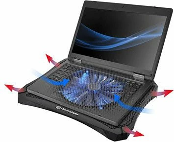 Baza ftohëse për laptop Thermaltake Massive V20 CL-N004-PL20BL-A, 17\", LED, e zezë