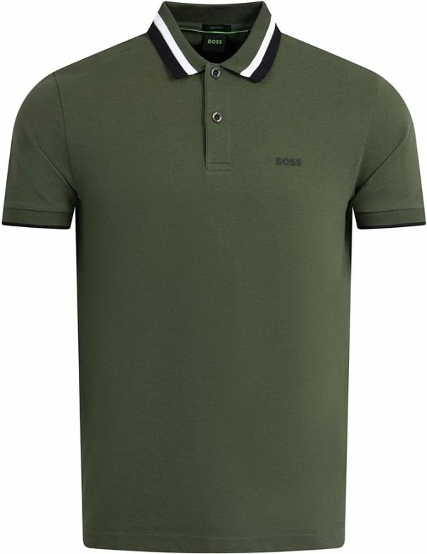 Maicë polo për meshkuj Boss, e gjelbër