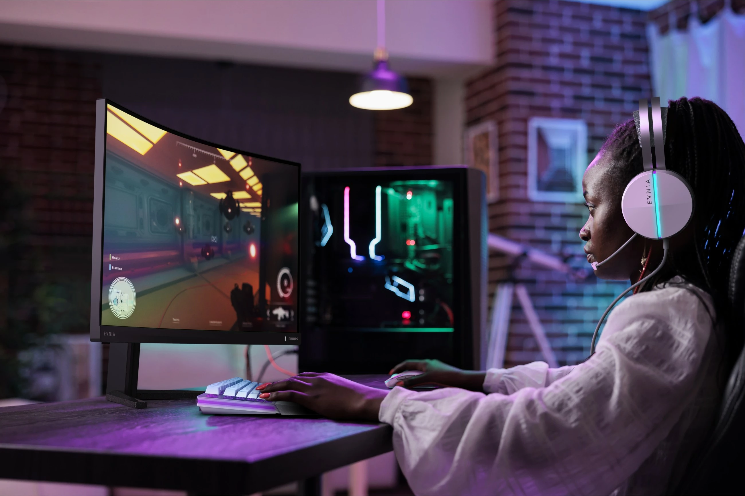 Monitor Philips Evnia 5000 27M2C5200W/00, 27", Full HD, LCD, 0.3 ms, e zezë