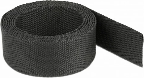 Tub termo-tkurrës DeLOCK 2m x 20mm, raport tkurrjeje 2:1, i zi
